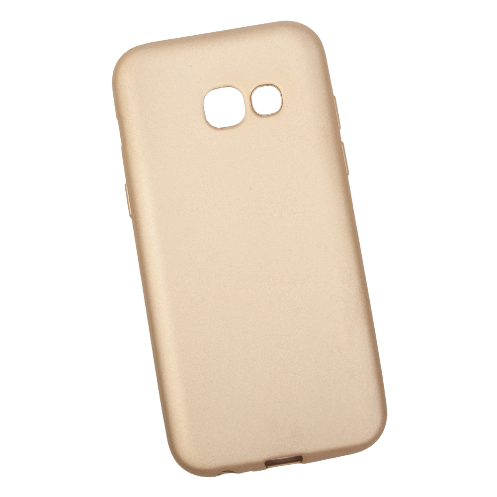 Силиконовый чехол "LP" для Samsung Galaxy A3 2017 TPU (золотой непрозрачный)