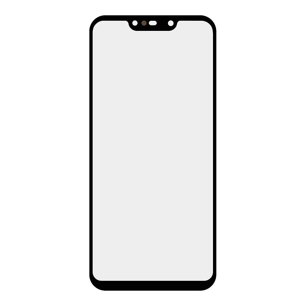 Стекло + OCA плёнка для переклейки Huawei Mate 20 Lite (черный)
