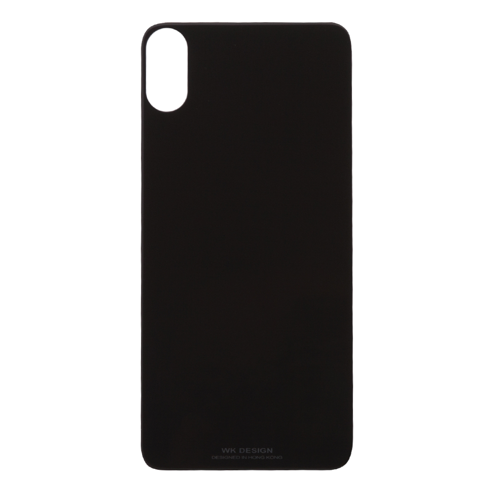 Чехол WK Kingkong для iPhone X/Xs стекло/металл (черный))