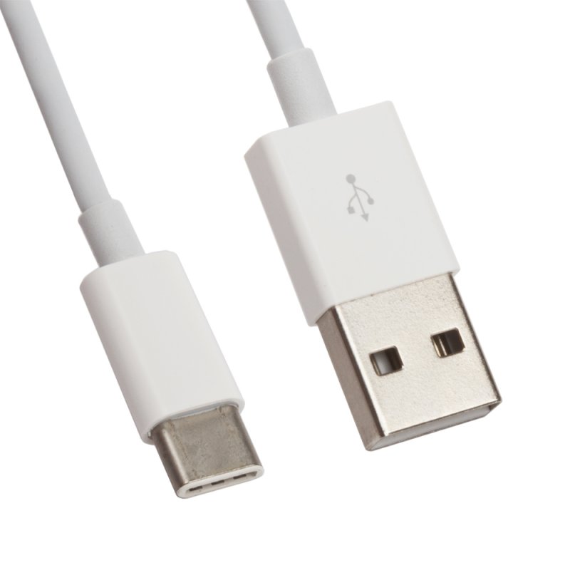 USB Дата-кабель Type-C (белый/европакет)