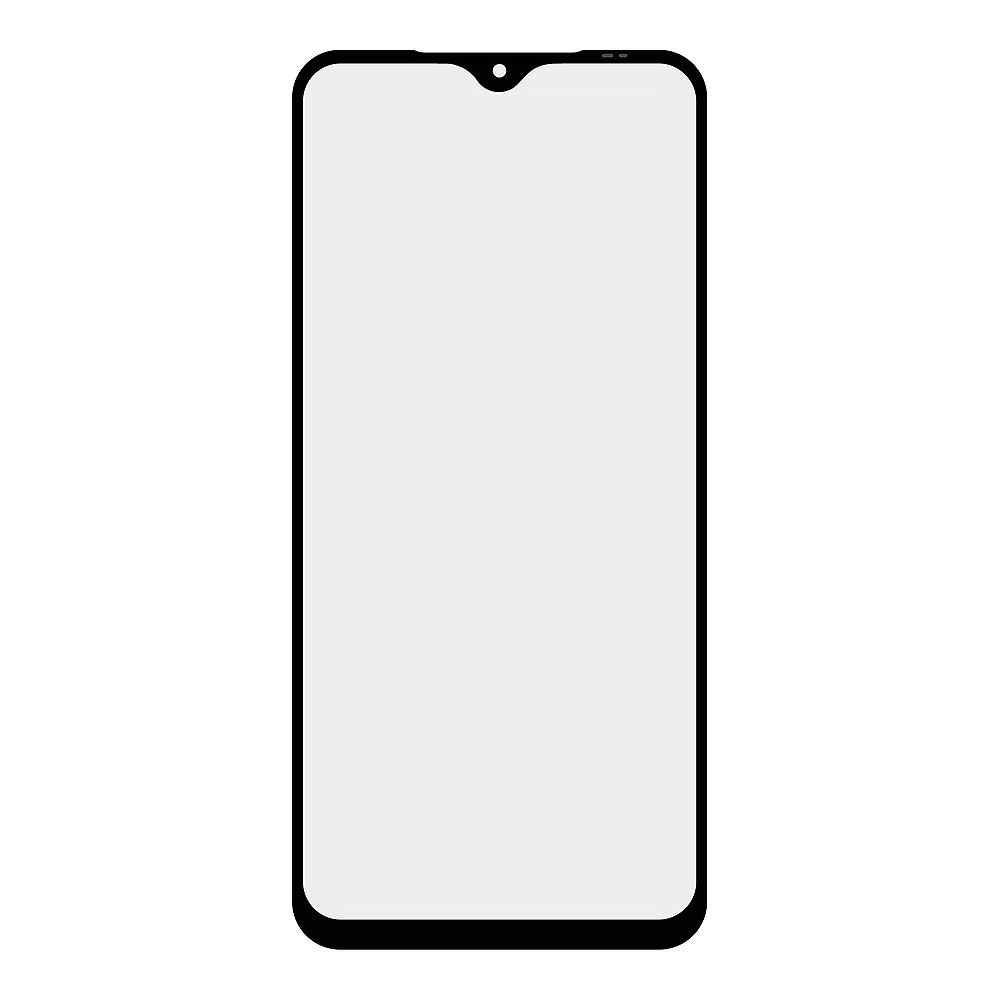 __Стекло + OCA пленка для переклейки Xiaomi Redmi 9T/ POCO M3  (черный)