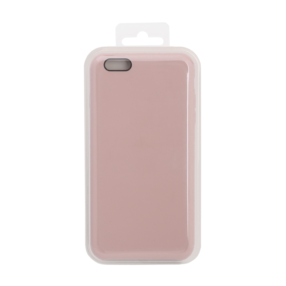 Силиконовый чехол для iPhone 6/6S Plus "Silicone Case" (пыльно-розовый, блистер) 19