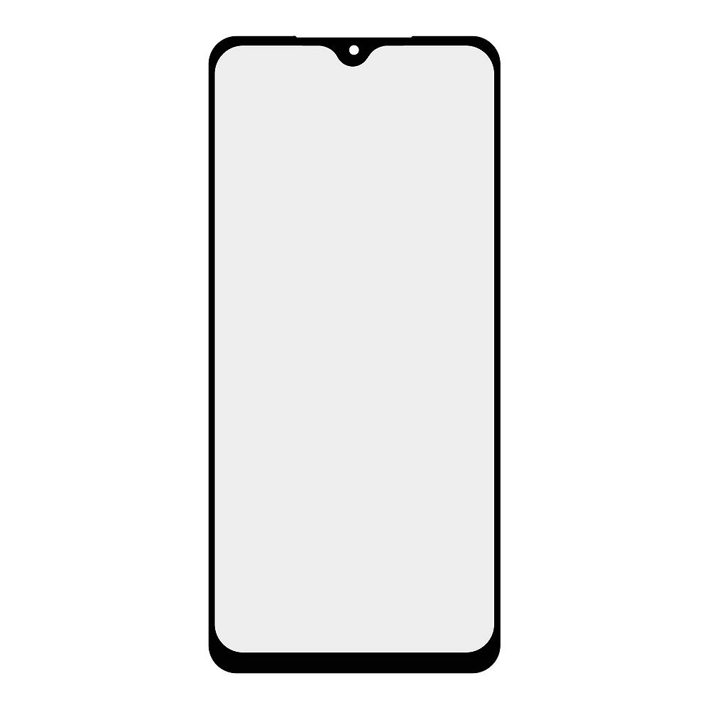 Стекло + OCA пленка для переклейки Xiaomi Redmi 9T/ POCO M3  (черный)