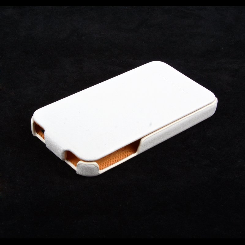 Чехол для iPhone 4/4S "HOCO" HI-L001 Duke Flip leather case раскладной кожаный (белый)
