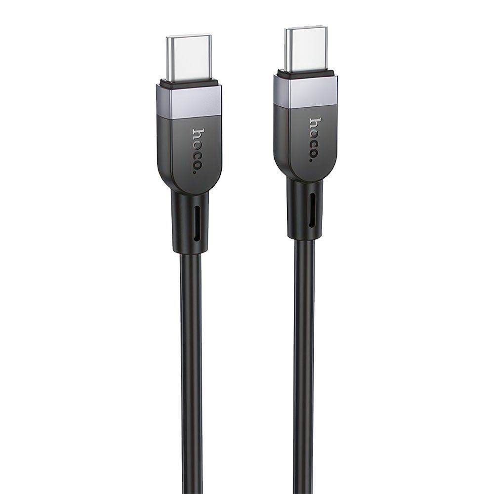 USB-C кабель HOCO X109 Energy Type-C, 3А, 60W, 1м, силикон (черный)