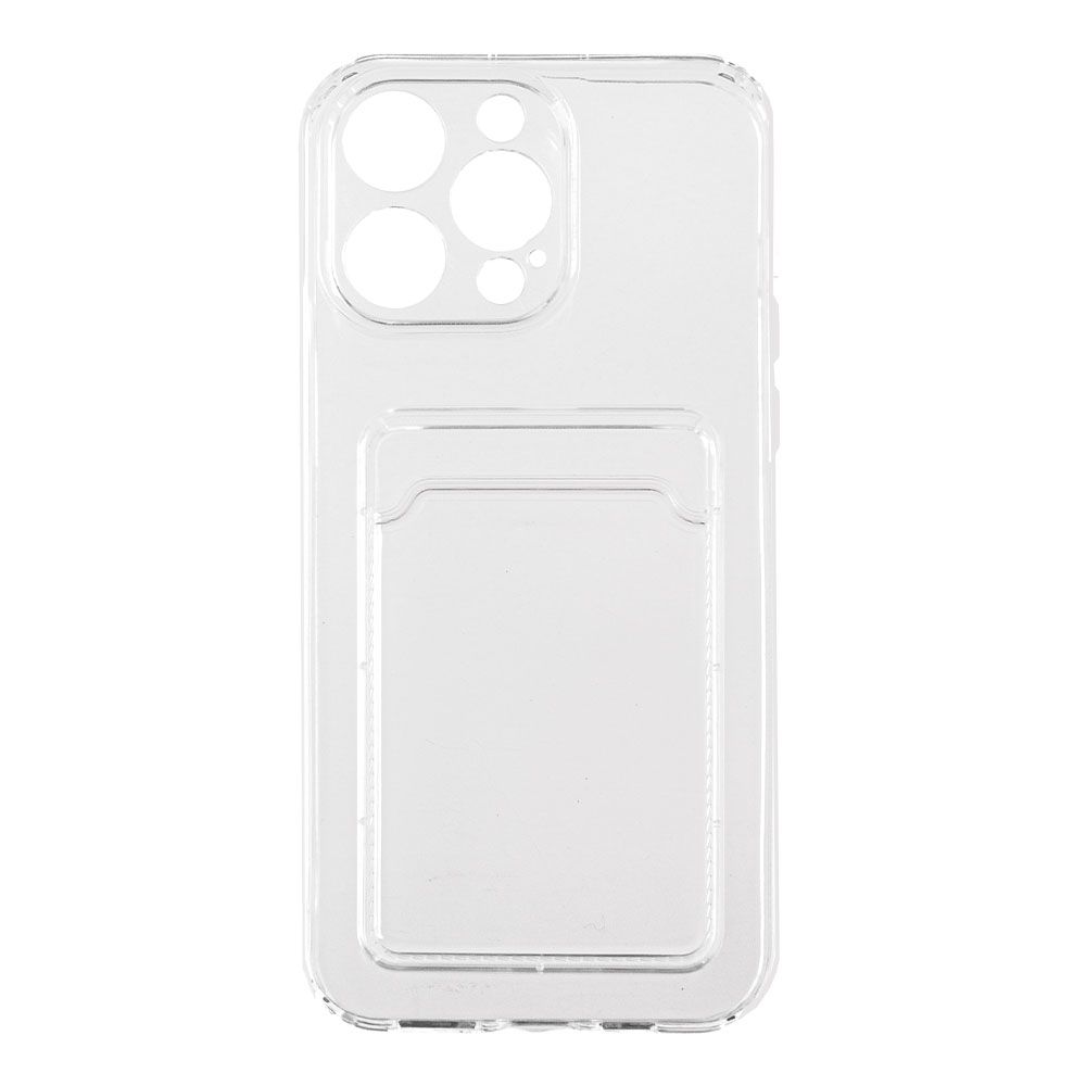 Силиконовый чехол для iPhone 14 Pro Max карман для карт