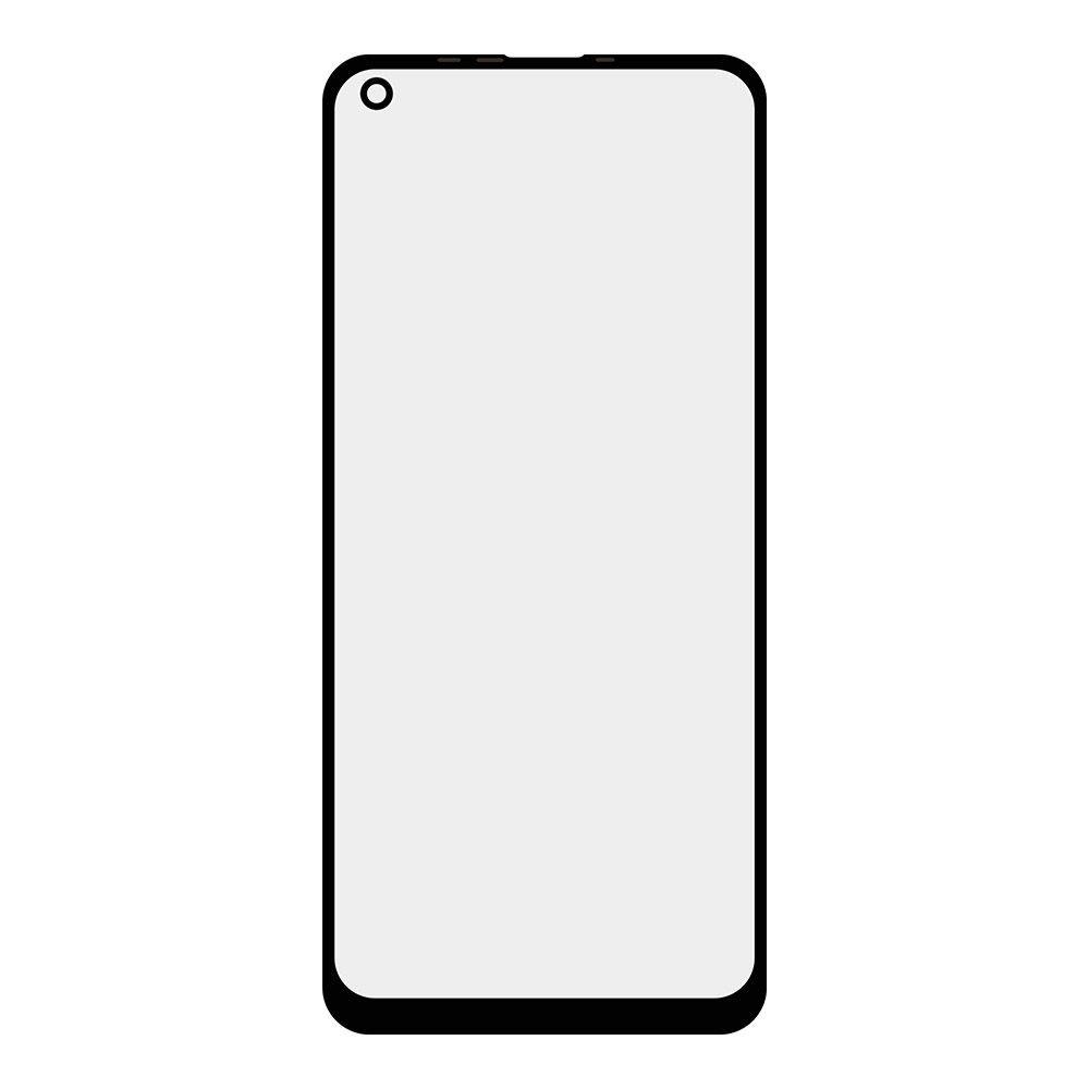 Стекло + OCA пленка для переклейки Tecno Spark 5 (черный)