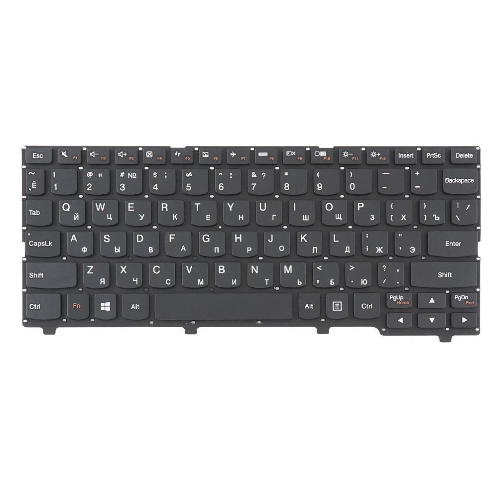 Клавиатура для Lenovo IdeaPad 100S-11IBY черная без рамки
