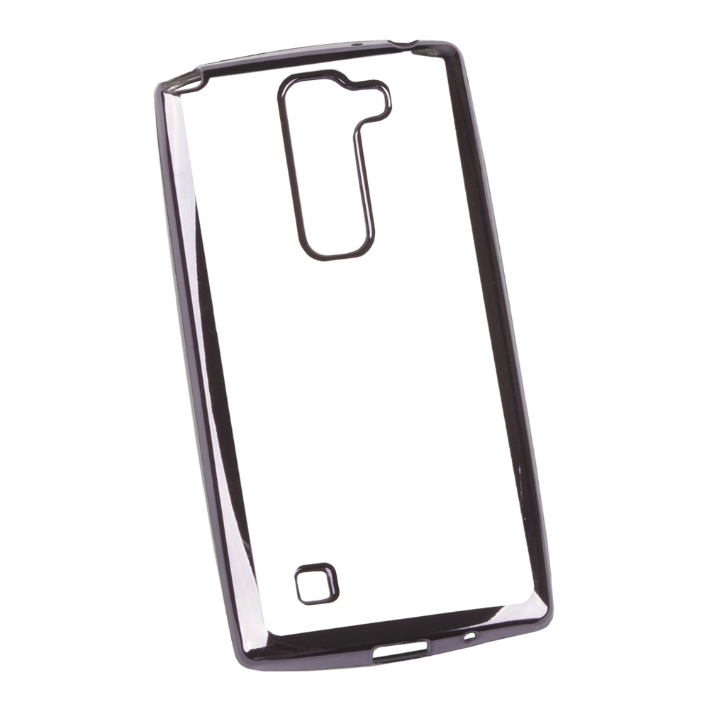 Силиконовый чехол "LP" для LG Magna TPU (прозрачный с черной хром рамкой) европакет