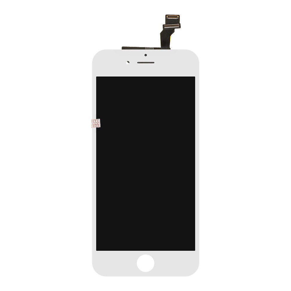 LCD дисплей для Apple iPhone 6 (белый) с тачскрином (яркая подсветка), 1-я категория, класс AAA