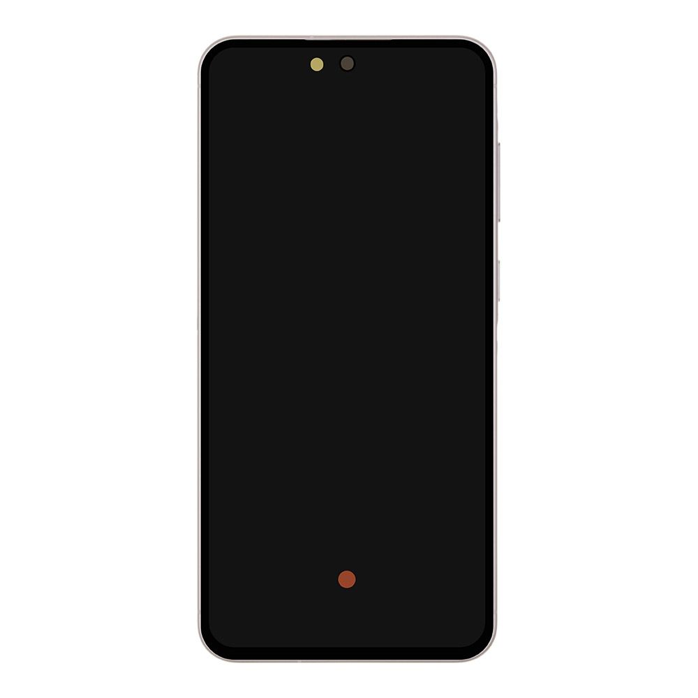 LCD дисплей для Samsung Galaxy A56 5G SM-A566B в рамке (розовый) 100% OR SP