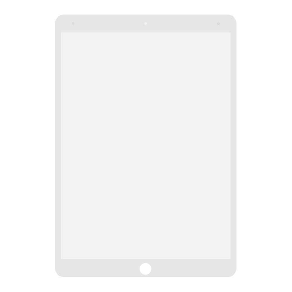 Стекло для переклейки Apple iPad Pro 10.5" (белый)