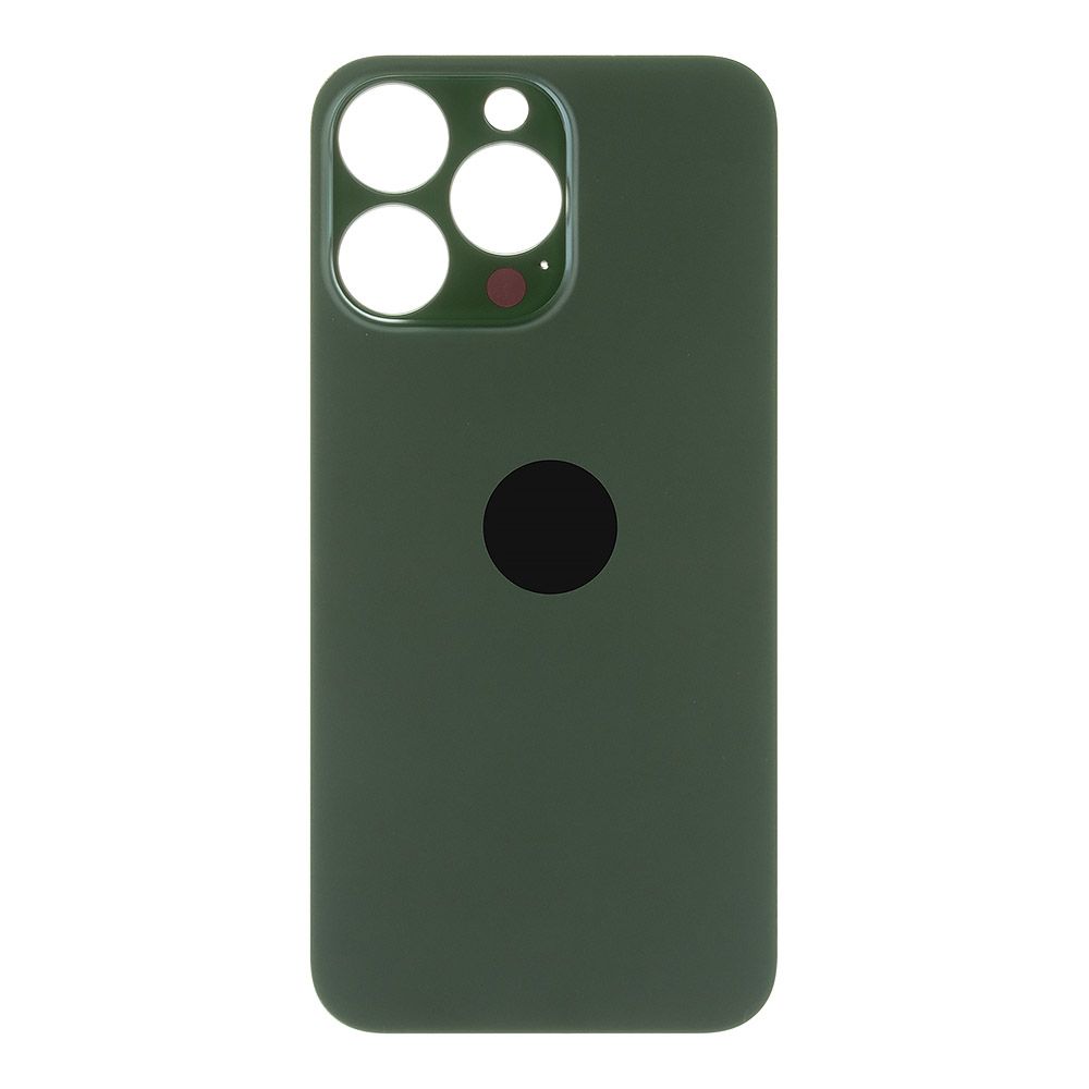 Задняя крышка для iPhone 13 Pro (зеленый) с логотипом, монолит