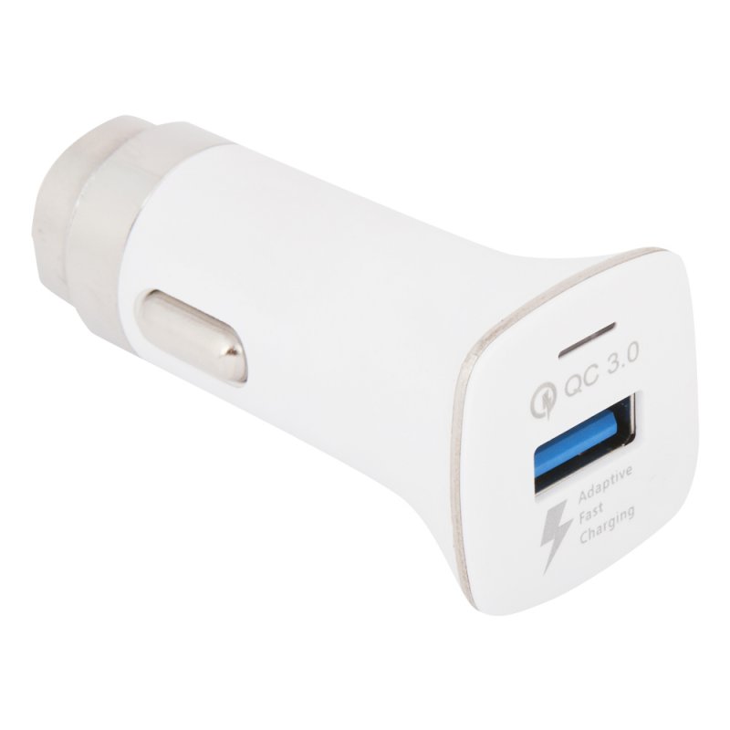 АЗУ "Car Charger" Quick Charge 3.0 с USB выходом 3,1А LZ-328 (белое/коробка)