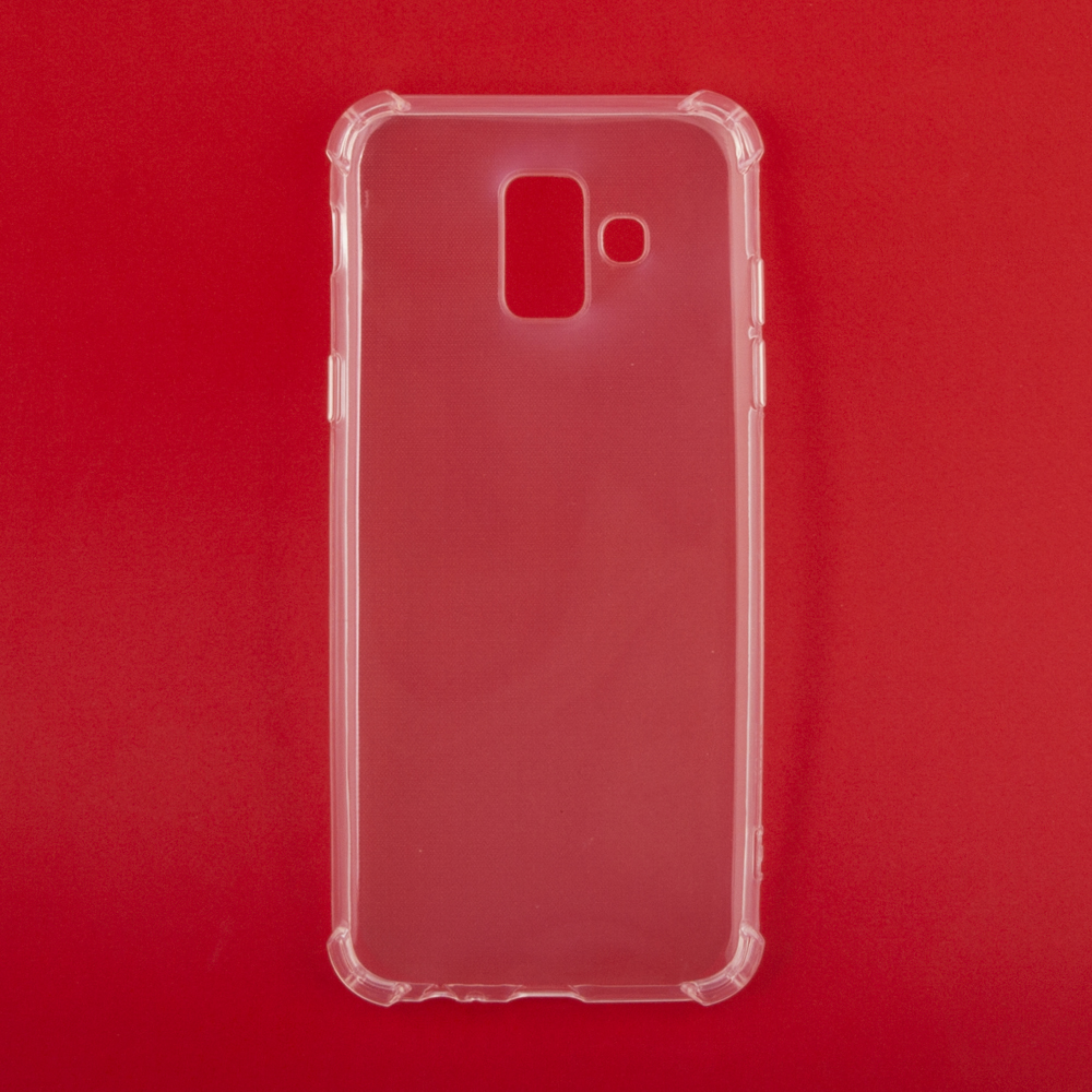 Силиконовый чехол "LP" для Samsung A6 SM-A600 ударопрочный TPU Armor Case (прозрачный) европакет