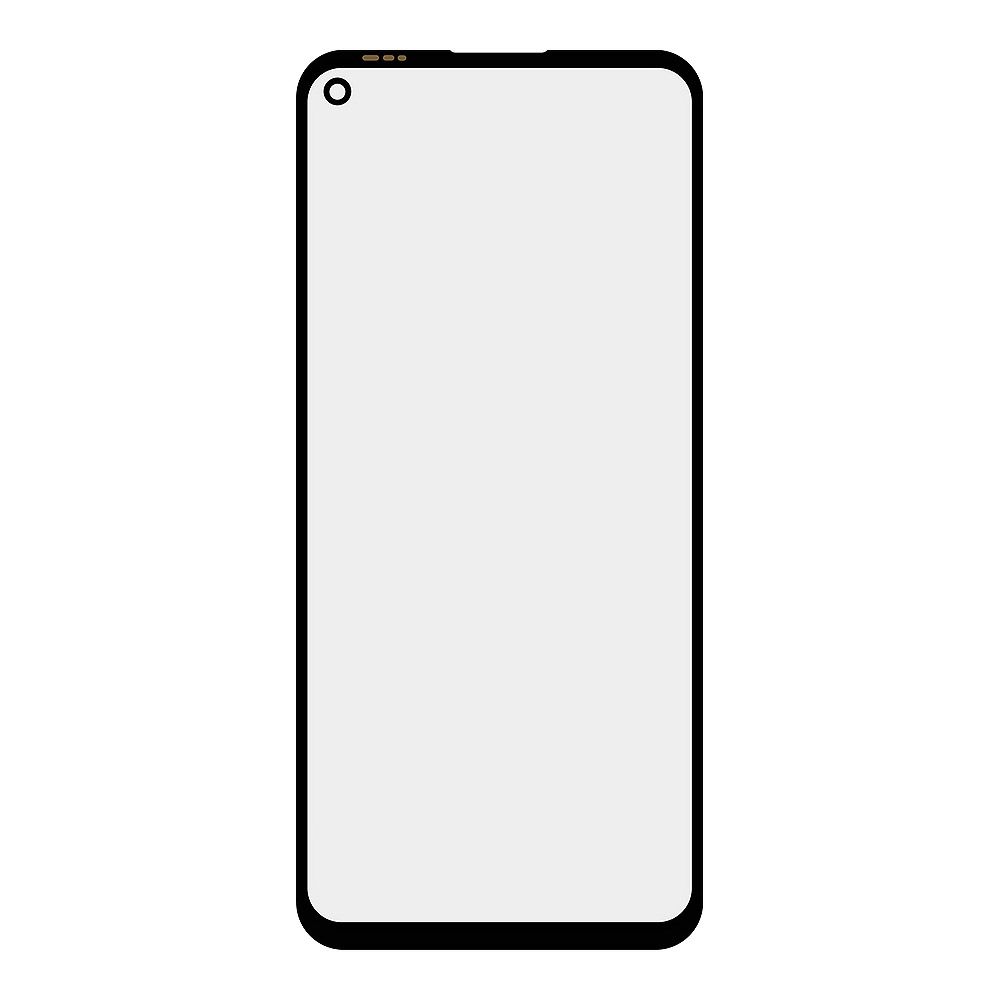 Стекло + OCA плёнка для переклейки Motorola Defy (черный)