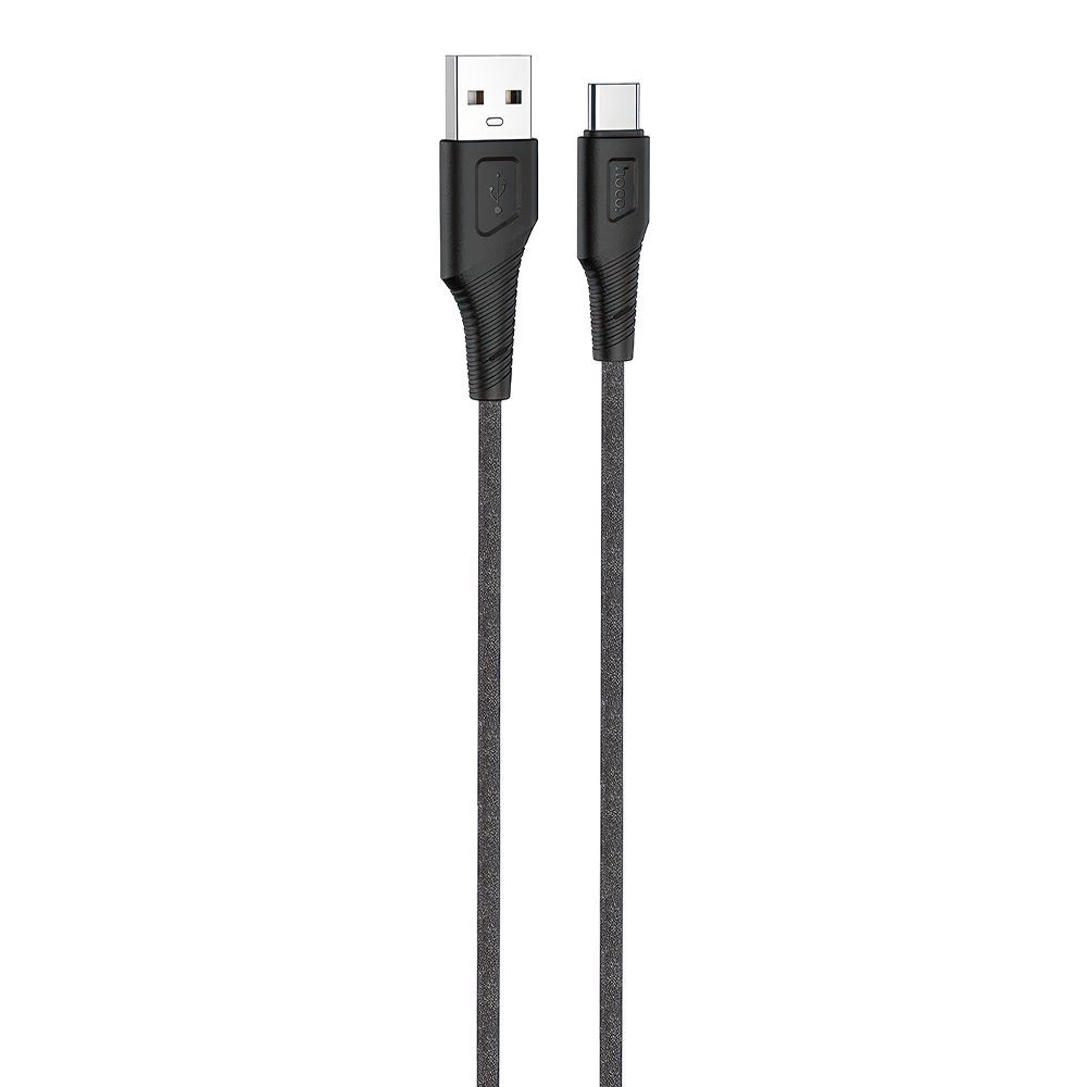 USB кабель HOCO X58 Airy Type-C, 3А, 1м, силикон (черный)