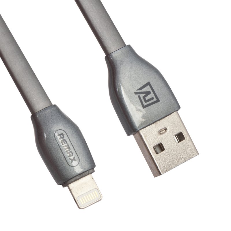 USB кабель "РЕМАКС" RC-035mi Laser Lightning 8-pin, 1м, TPE (серый)