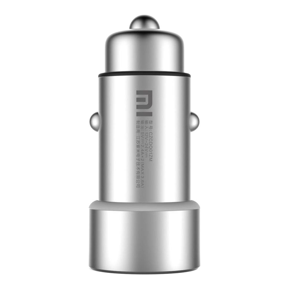 Автомобильное зарядное устройство Xiaomi Mi Car Charger Quick Charge 36 Вт CC02CZM (серебро)