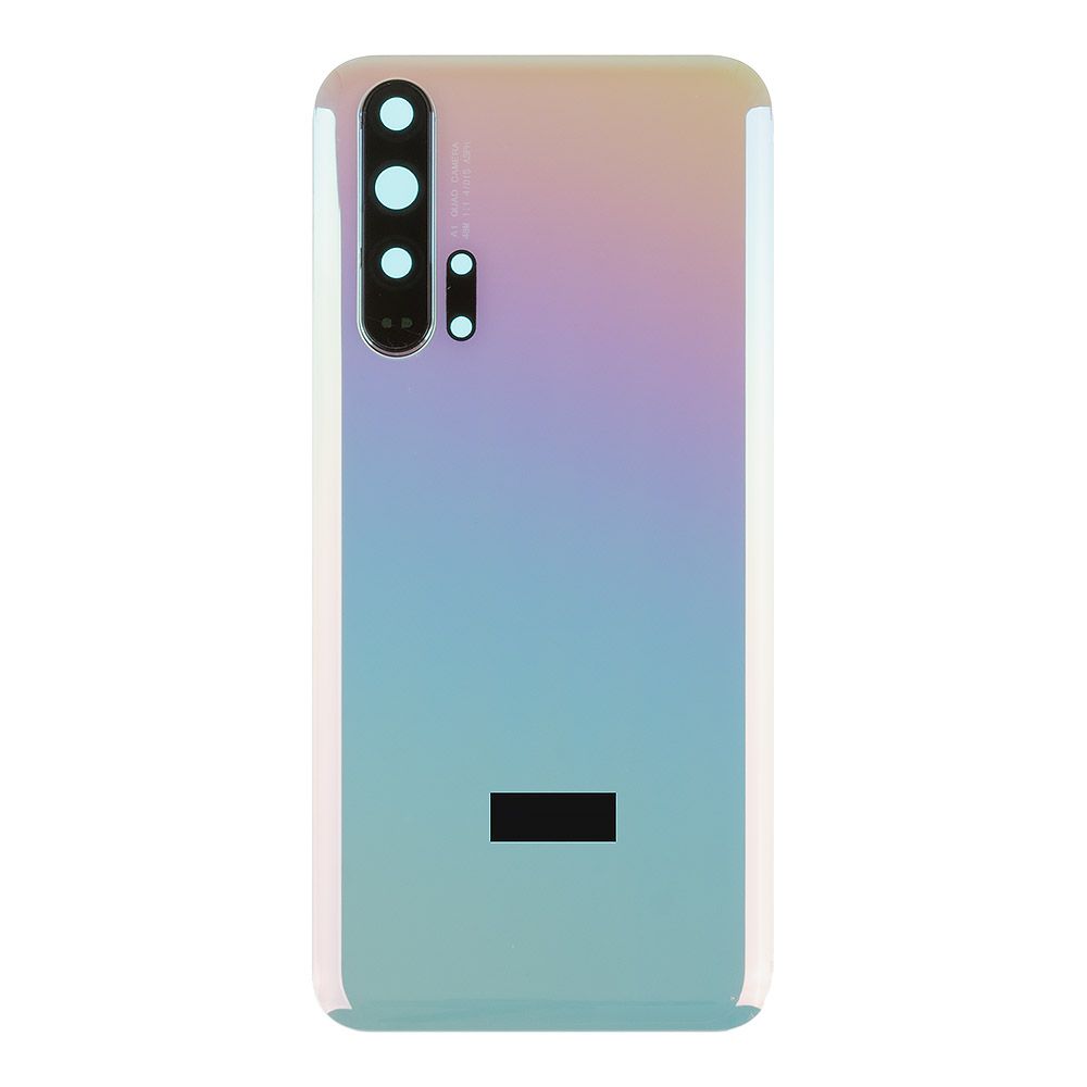 Задняя крышка для Huawei Honor 20 Pro (YAL-L41) со стеклом камеры (белый)