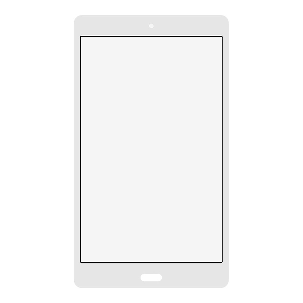 Стекло + OCA плёнка для переклейки Huawei Mediapad (CPN-L09) M3 Lite 8 (белый)