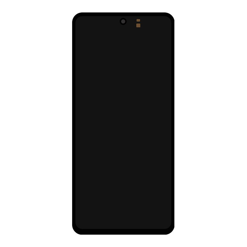 LCD дисплей для Samsung Galaxy M52 SM-M526 GH82-27124A в рамке (черный) 100% OR SP