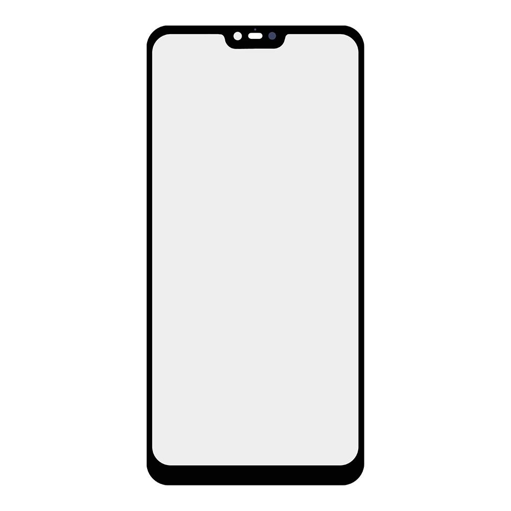 Стекло + OCA пленка для переклейки Xiaomi Mi 8 Lite (черный)
