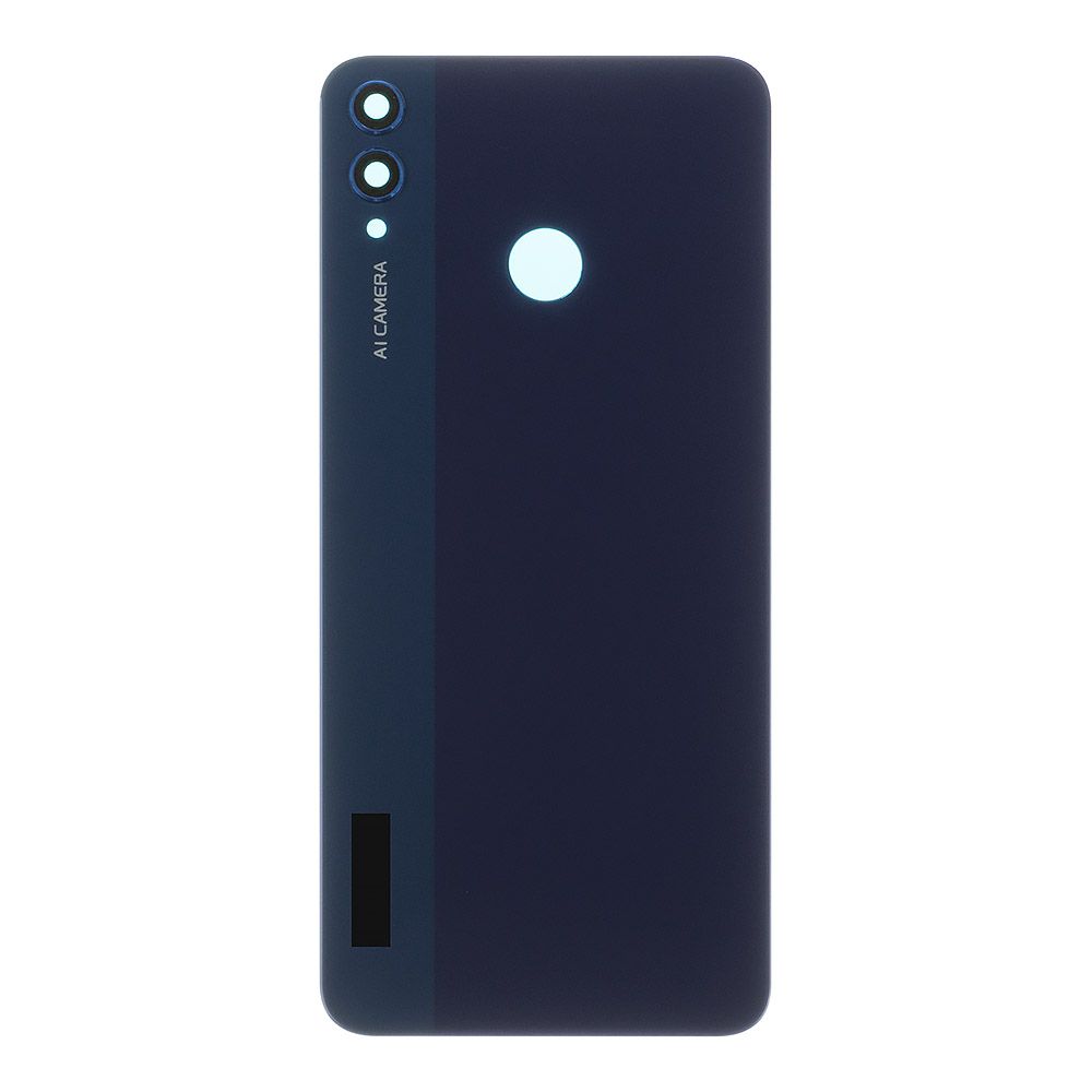 Задняя крышка для Huawei Honor 8X (JSN-L21) со стеклом камеры (синий)