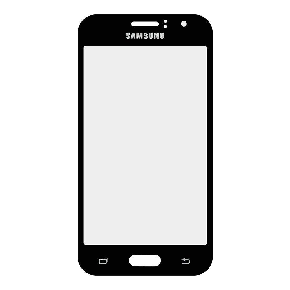 Стекло для переклейки Samsung  Galaxy J1 2016 (J120) (черный)