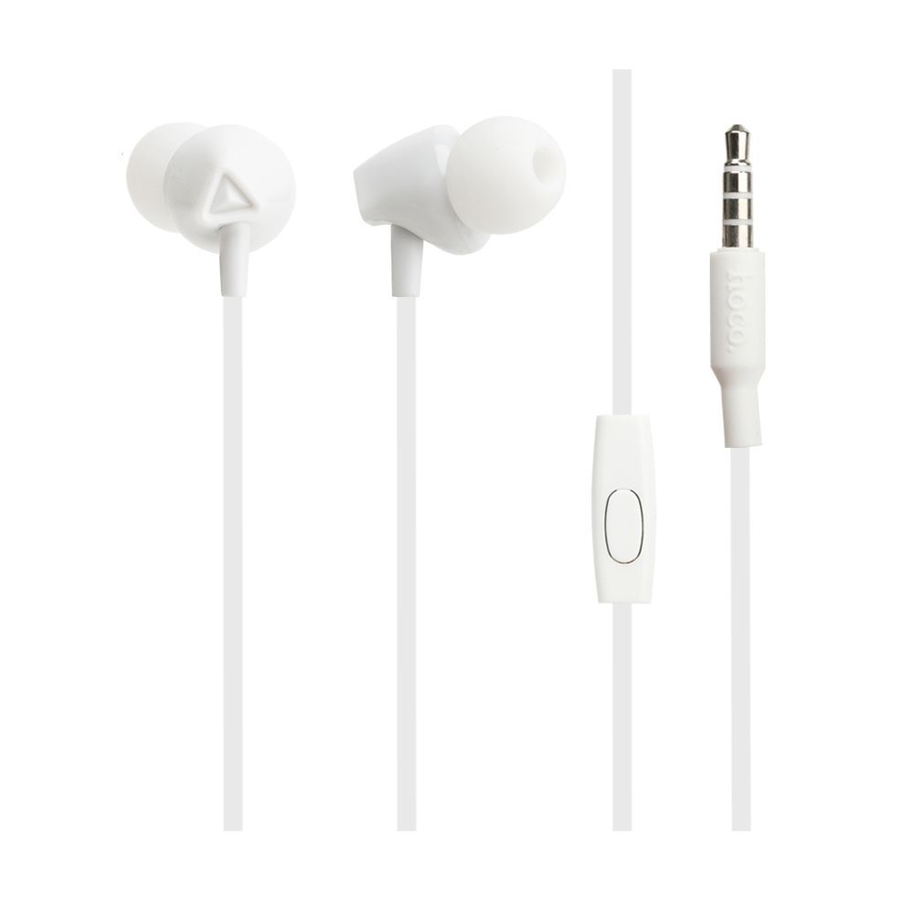 Гарнитура HOCO M60 Perfect Sound 3.5мм, внутриканальная, 1.2м (белый)