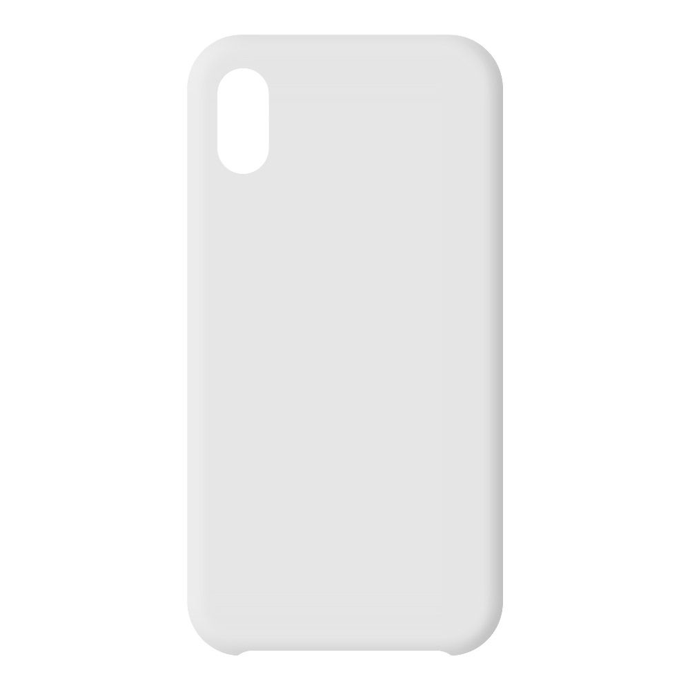 Силиконовый чехол для iPhone X/Xs "Silicone Case" (белый) 9.