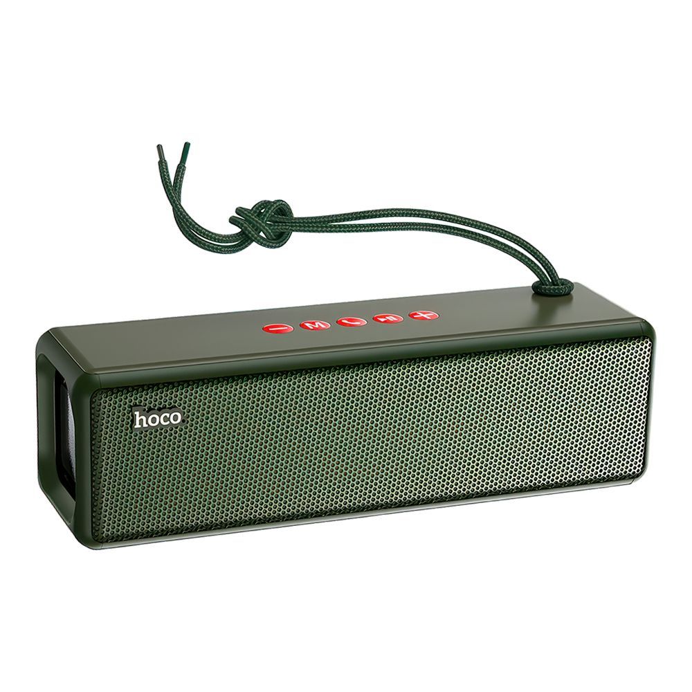 Bluetooth колонка HOCO HC3 Bounce BT5.0, 2x5W, AUX/TWS/FM/microSD/USB, IPX4 (зелёный) мятая