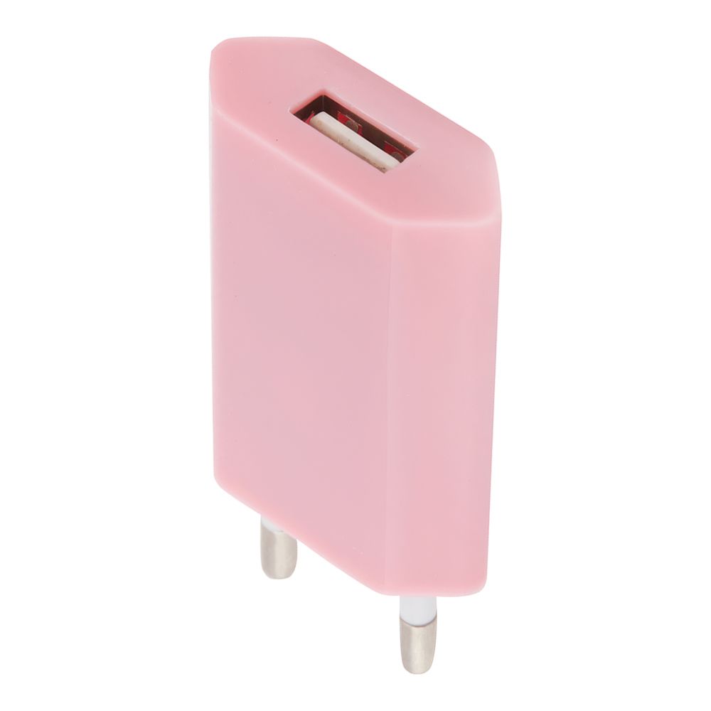 СЗУ "LP" с USB выходом 1А (розовый/европакет)