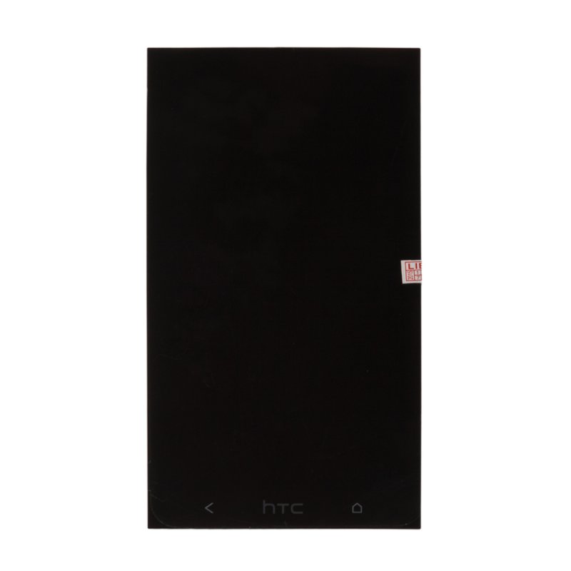 LCD дисплей для HTC One Dual sim с тачскрином, 1-я категория (черный)