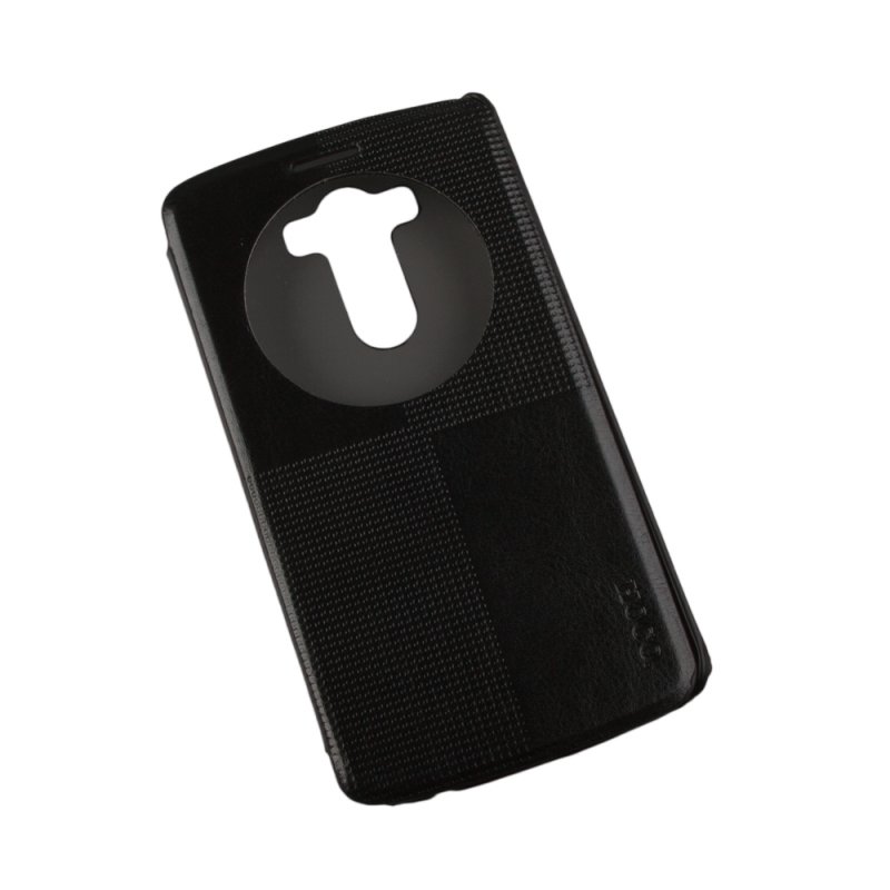 Чехол для LG G3 "HOCO" Crystal Leather Case раскладной кожаный (черный)