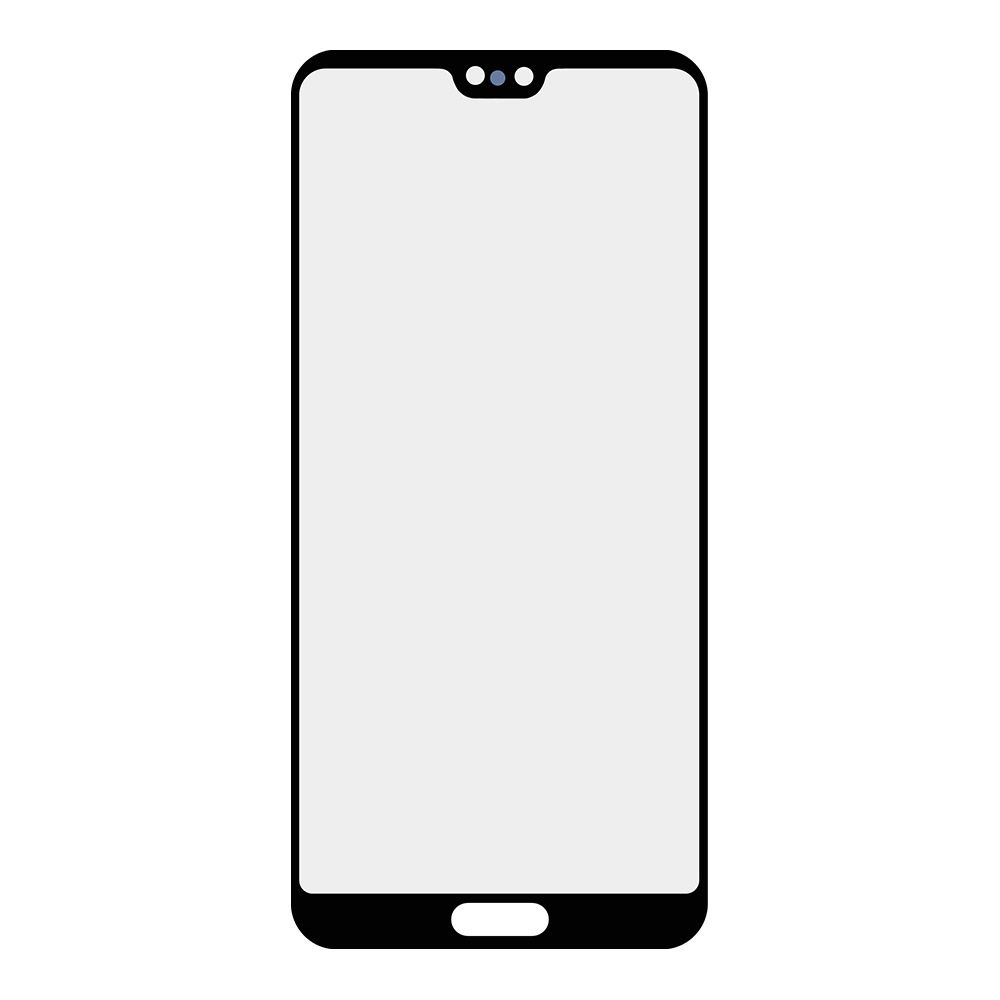 Стекло + OCA плёнка для переклейки Huawei P20 Pro (CLT-L29) (черный)