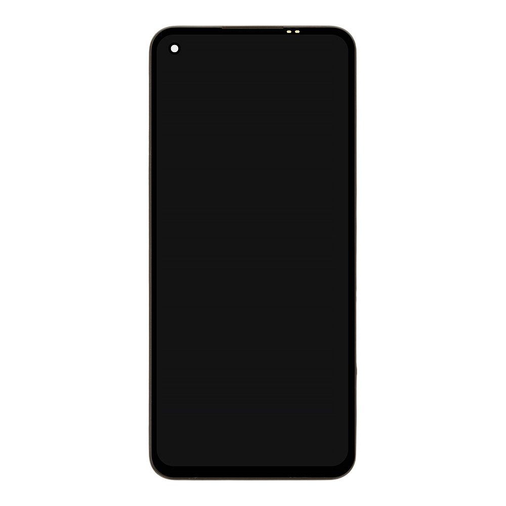 LCD дисплей для Oppo A52 (CPH2069) с тачскрином в рамке (черный)