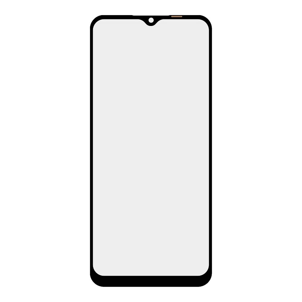 Стекло для переклейки Realme C21 (черный)