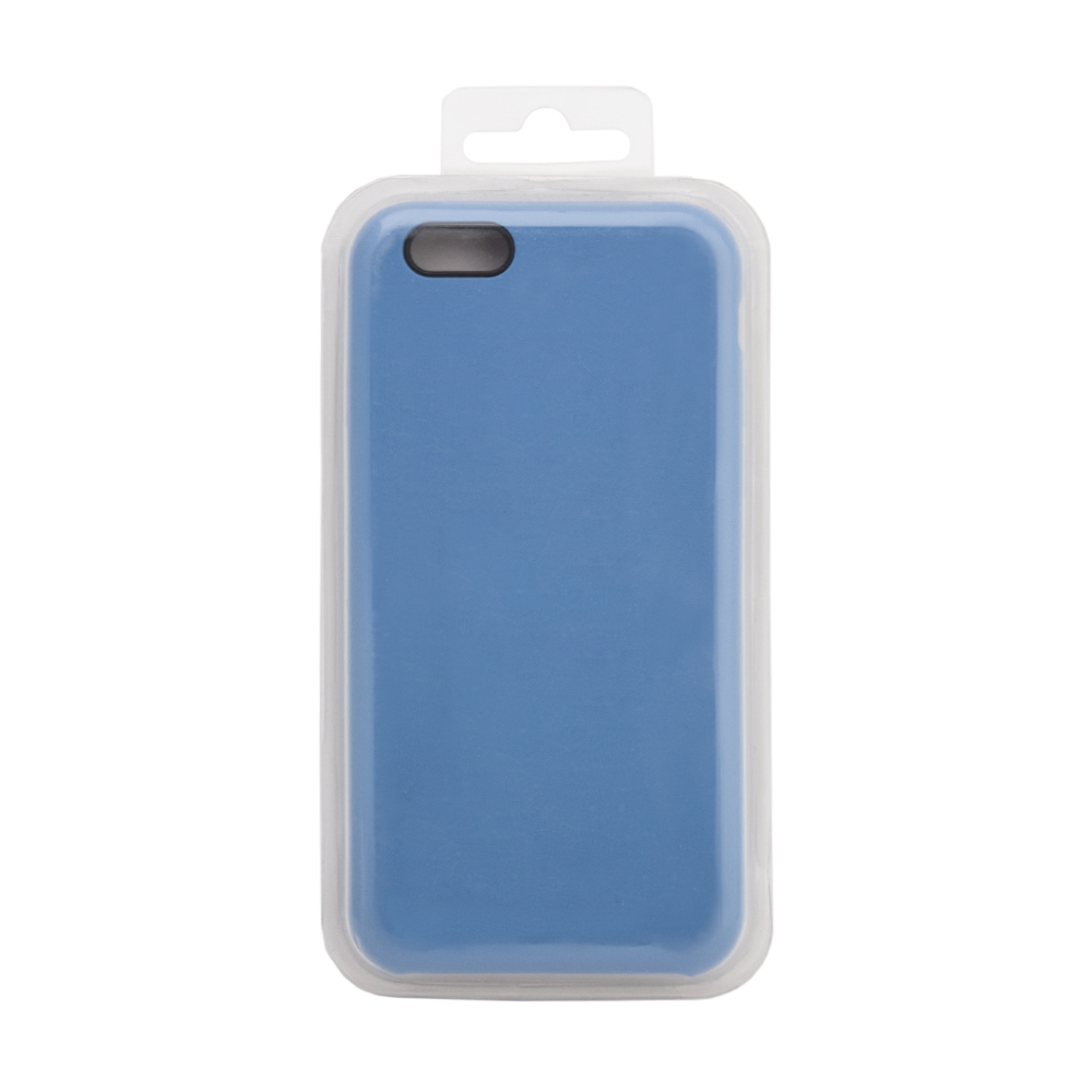Силиконовый чехол для iPhone 6/6S "Silicone Case" (васильковый, блистер) 38