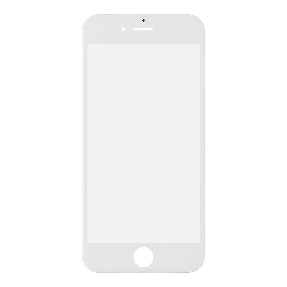 Стекло + OCA  в сборе с рамкой для iPhone 6 олеофобное покрытие (белый)