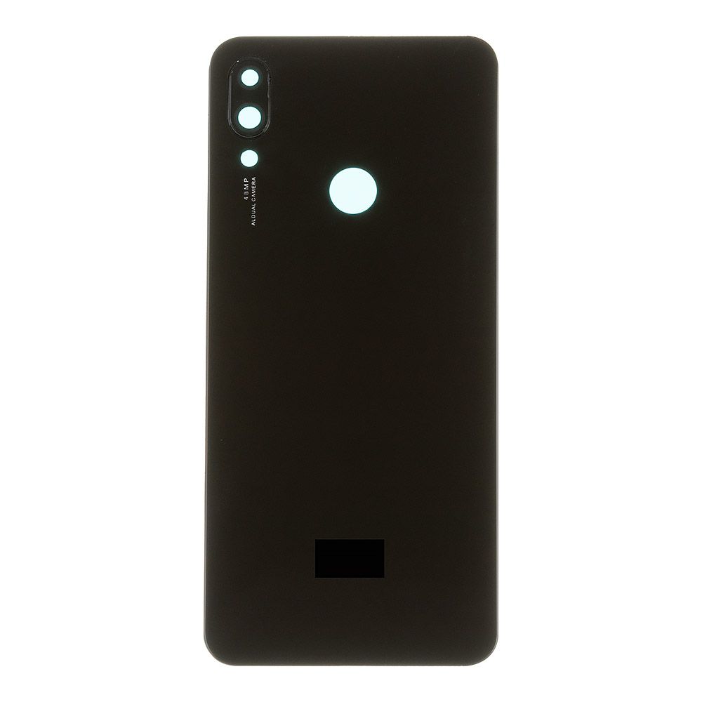 Задняя крышка для Xiaomi Redmi Note 7/7 Pro со стеклом камеры (черный)