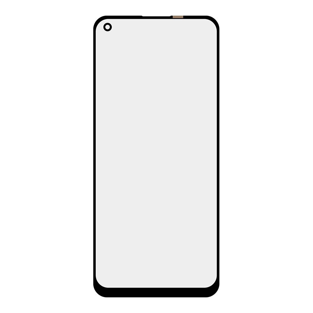 Стекло для переклейки Realme 8 Pro (черный)