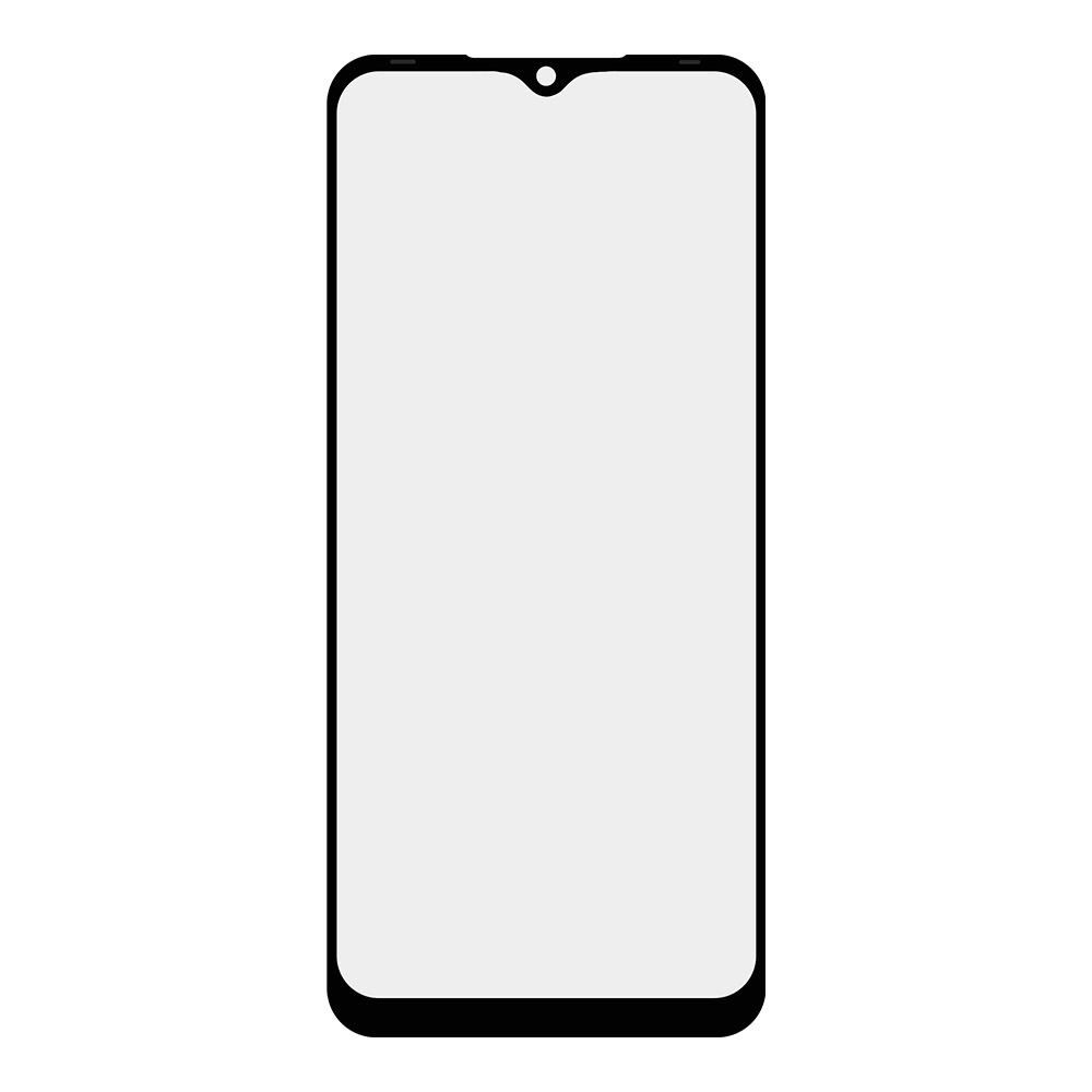 Стекло + OCA пленка для переклейки Tecno Spark 8c (черный)