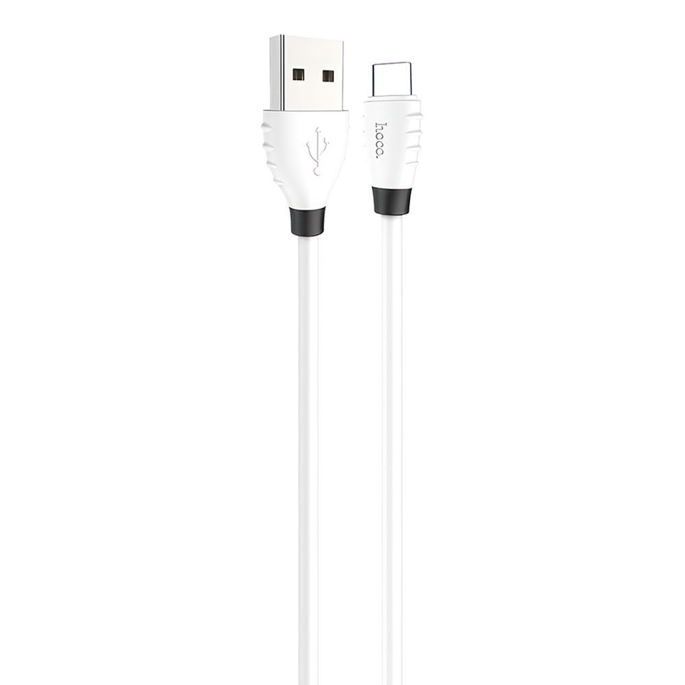 USB кабель HOCO X27 Excellent Type-C, 2.4А, 1.2м, TPE (белый)