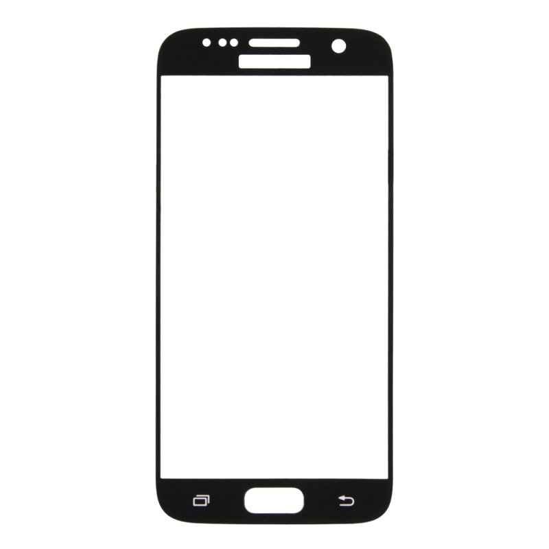 Защитное стекло Tempered Glass для Samsung Galaxy S7 (черное)