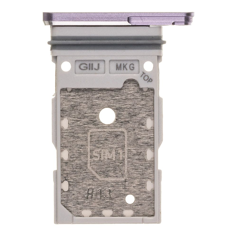 Держатель SIM-карты (сим лоток) Samsung S21 FE G990 (фиолетовый)