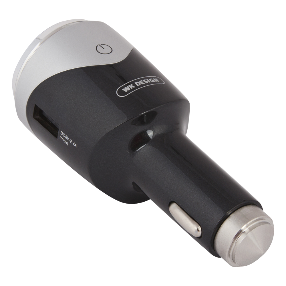 АЗУ WK Intelligent WT-SP01 2хUSB, 2.4А, электробритва (черный)
