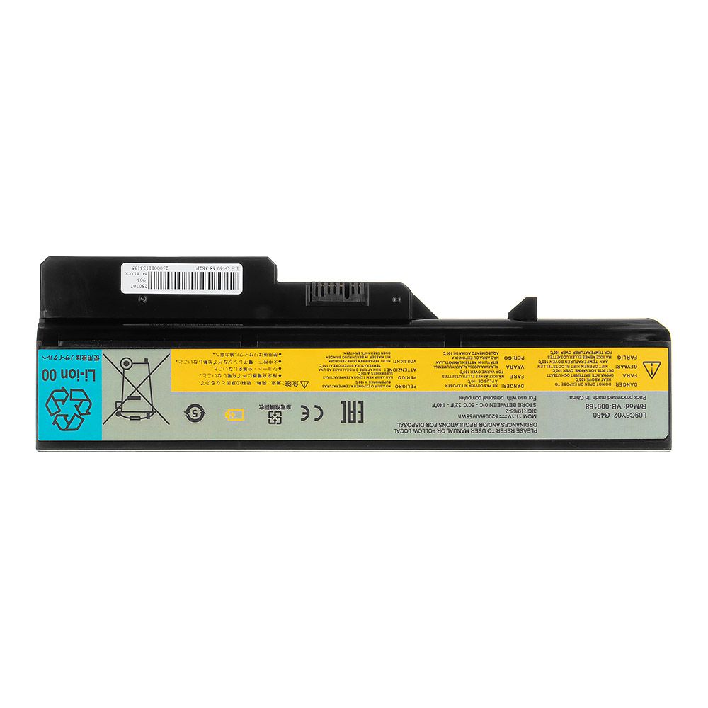 Аккумулятор (АКБ) для ноутбука Lenovo IdeaPad G565 (L09C6Y02) 5200mAh OEM черная