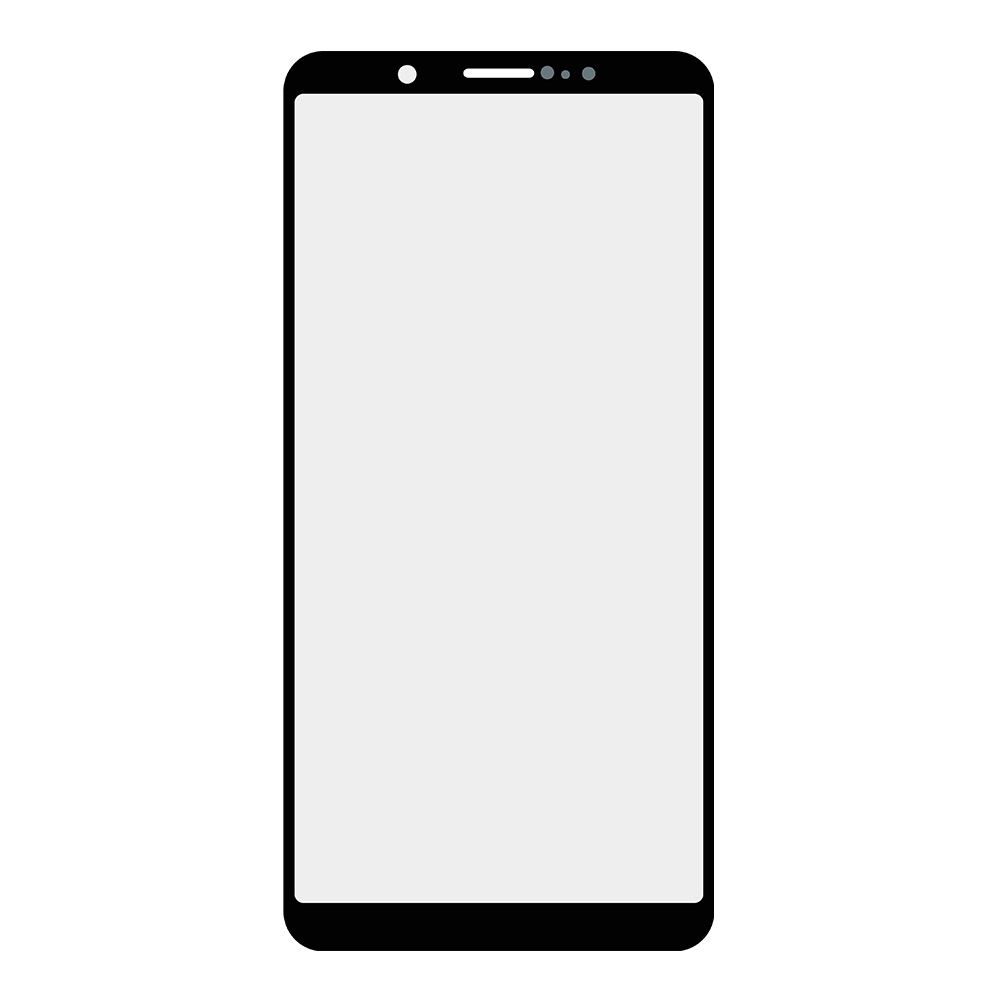 Стекло + OCA пленка для переклейки Vivo V7 Plus (черный)