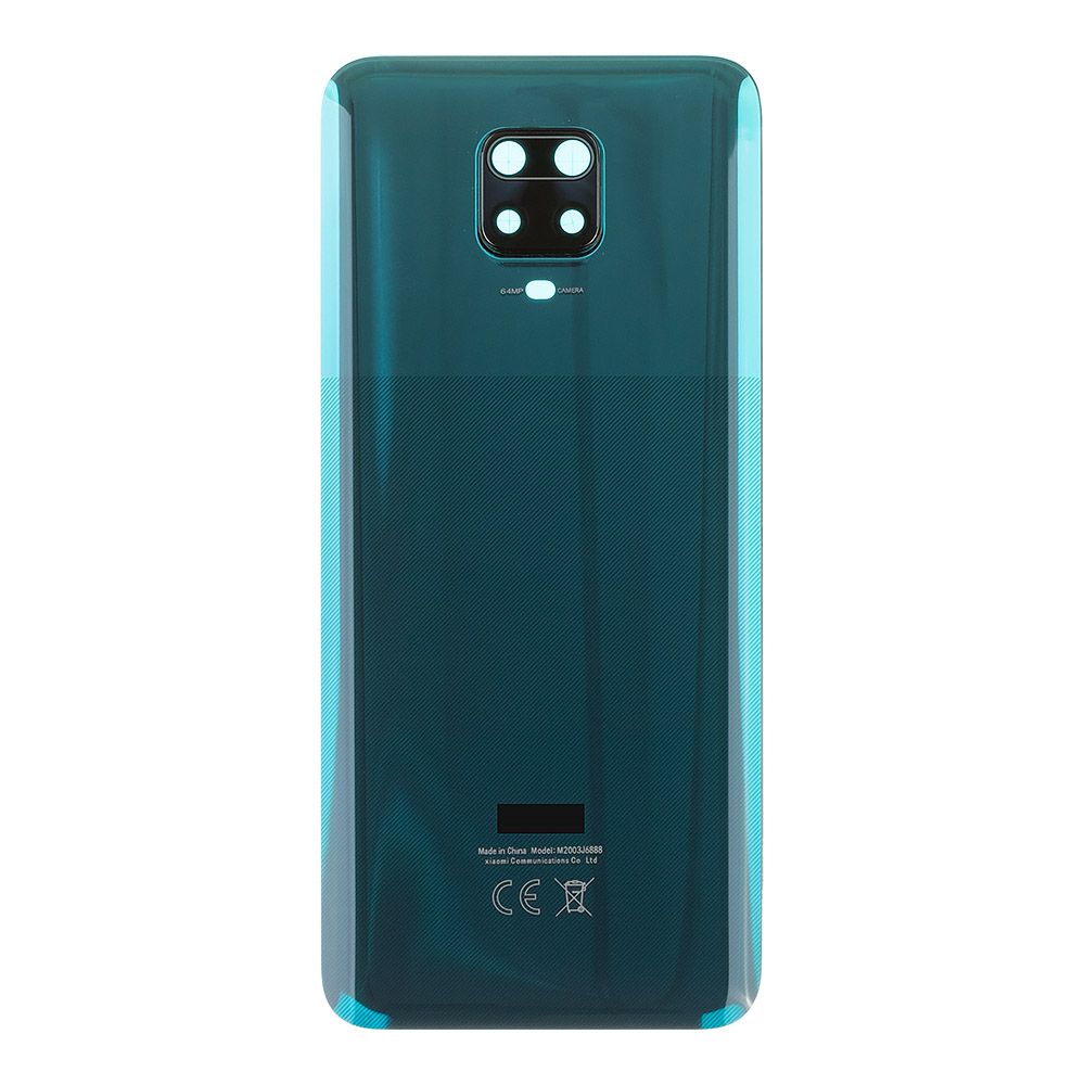 Задняя крышка для Xiaomi Redmi Note 9S/9 Pro со стеклом камеры (зеленый)